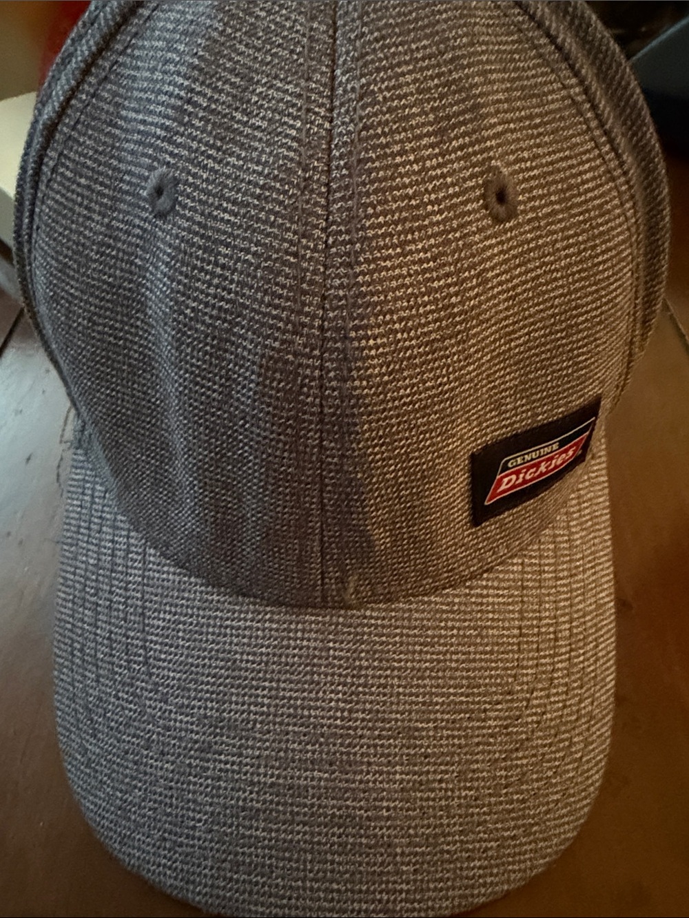 Dickies Brown Textured Logo Baseball Cap